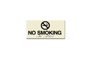 Signs By Web - ADA Wayfinding No Smoking Placard Sign