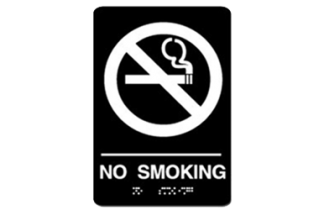 Signs By Web - ADA Wayfinding No Smoking Sign