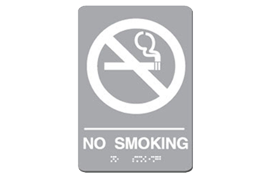 Signs By Web - ADA Wayfinding No Smoking Sign