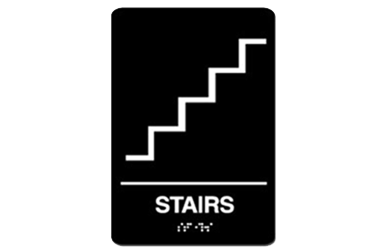 Signs By Web - ADA Wayfinding Stairs Sign