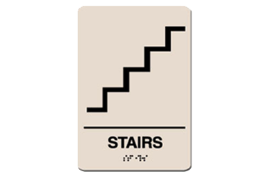 Signs By Web - ADA Wayfinding Stairs Sign