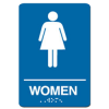 Signs By Web - ADA Wayfinding Women Restroom Sign