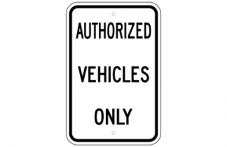 Restricted Parking Signs